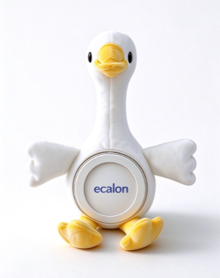08b2251e-7343-472f-a21e-6a4a5b25ab32 Cute White Goose Plush Phone Holder, Adjustable Desktop Phone Stand for Watching Videos, Hands-Free Phone Bracket for Home Travel - Image 1